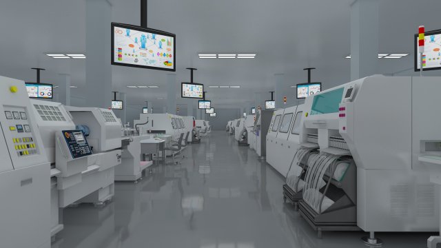 factory workshop Modelo 3D .c4d .max .obj .3ds .fbx .stl .blend 
