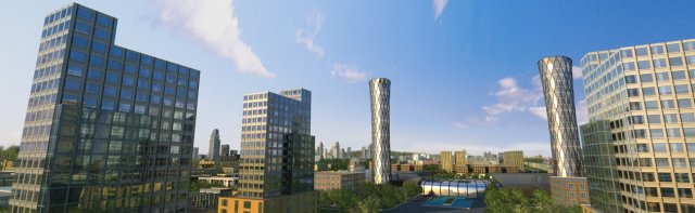 city building 3D Model .c4d .max .obj .3ds .fbx .stl .blend 