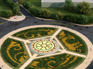 town square 3D Model
