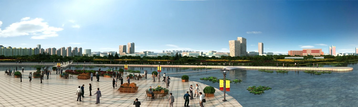 town square 3D Model .c4d .max .obj .3ds .fbx .stl .blend