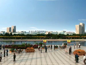 town square 3D Model