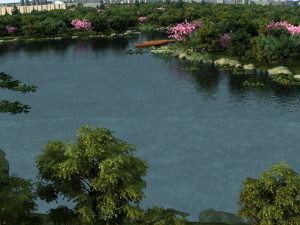 city lakes 3D Model