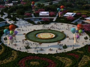 town square 3D Model