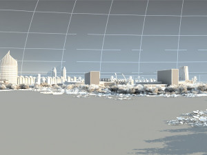 city lakes 3D Model