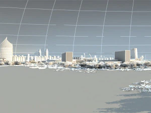 city lakes 3D Model