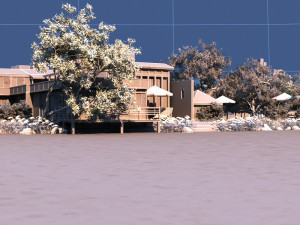 lake island 3D Модель