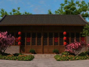 courtyard 3D Model