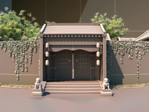 courtyard 3D Model