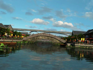 고대 건축물 3D 모델