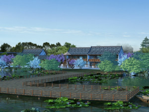 scenic area Modello 3D