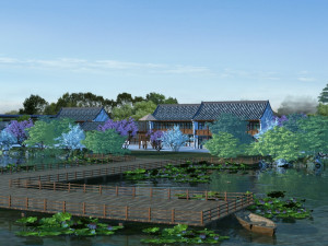scenic area 3D Model