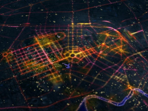 traffic flow 3D Model