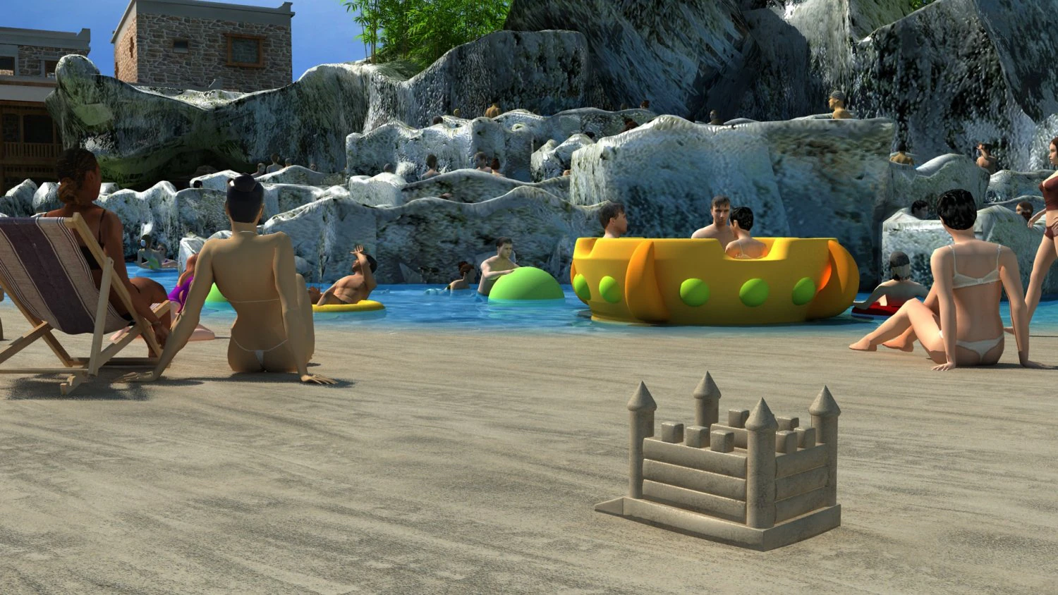 spa 3D Model .c4d .max .obj .3ds .fbx .stl .blend 
