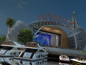 sea stage Modelo 3D