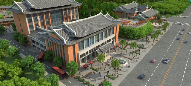city building 3D 模型 .c4d .max .obj .3ds .fbx .stl .blend