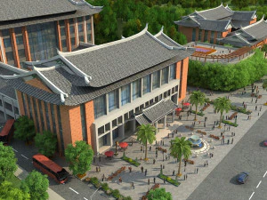 budowa miasta Model 3D