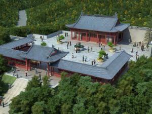 temple 3D Model