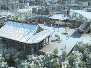 temple 3D-Modell