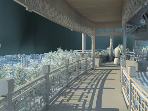 pavilion 3D मॉडल