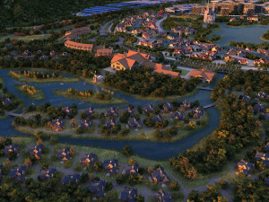 small town 3D 模型