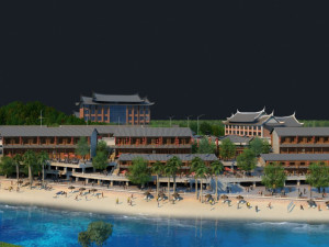 resort 3D 模型