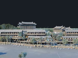 resort 3D 模型
