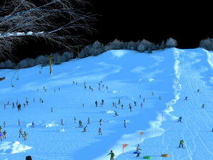 ski facility 3D Model