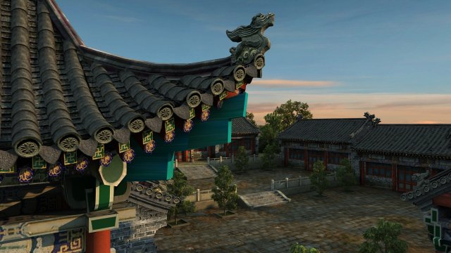 siheyuan 3Dモデル .c4d .max .obj .3ds .fbx .stl .blend 