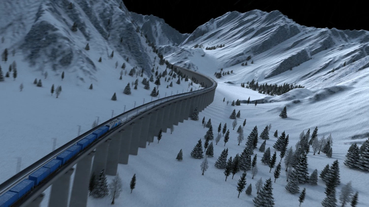 railway 3D Model .c4d .max .obj .3ds .fbx .stl .blend 