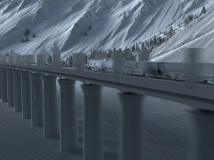 railway 3D Model