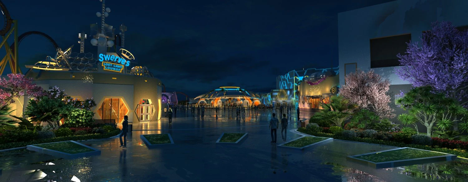 amusement park 3D Model .c4d .max .obj .3ds .fbx .stl .blend 