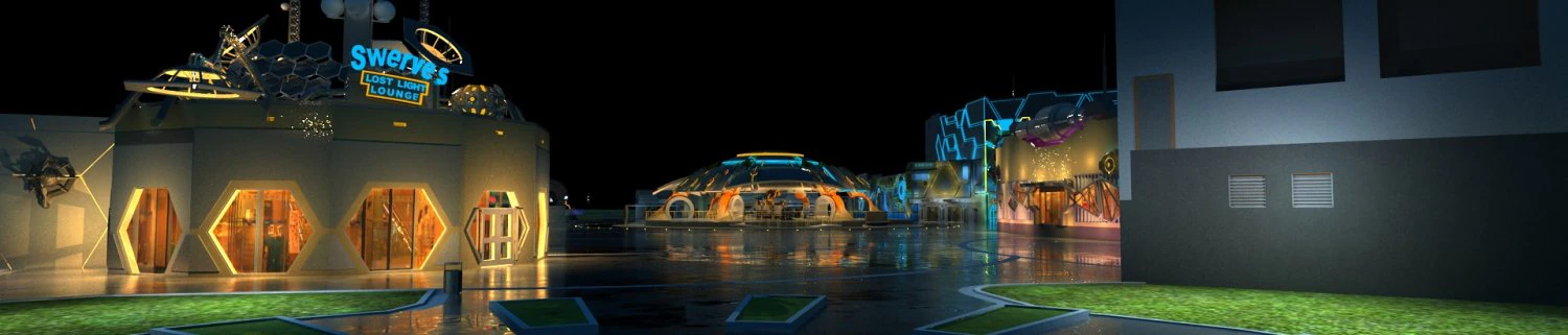 amusement park 3D Model .c4d .max .obj .3ds .fbx .stl .blend