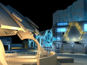 amusement park 3D Model