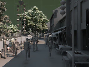 ancient town 3D Model
