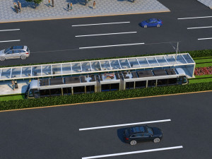 bus stop Modelo 3D