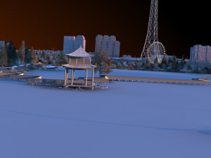 pavilion 3D Model