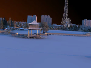 pavilion 3D Model