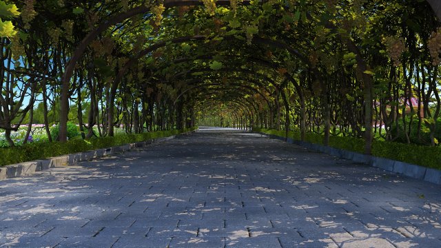 grape rack Modèle 3D .c4d .max .obj .3ds .fbx .stl .blend 