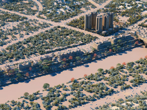 aerial view of the mall 3Dモデル