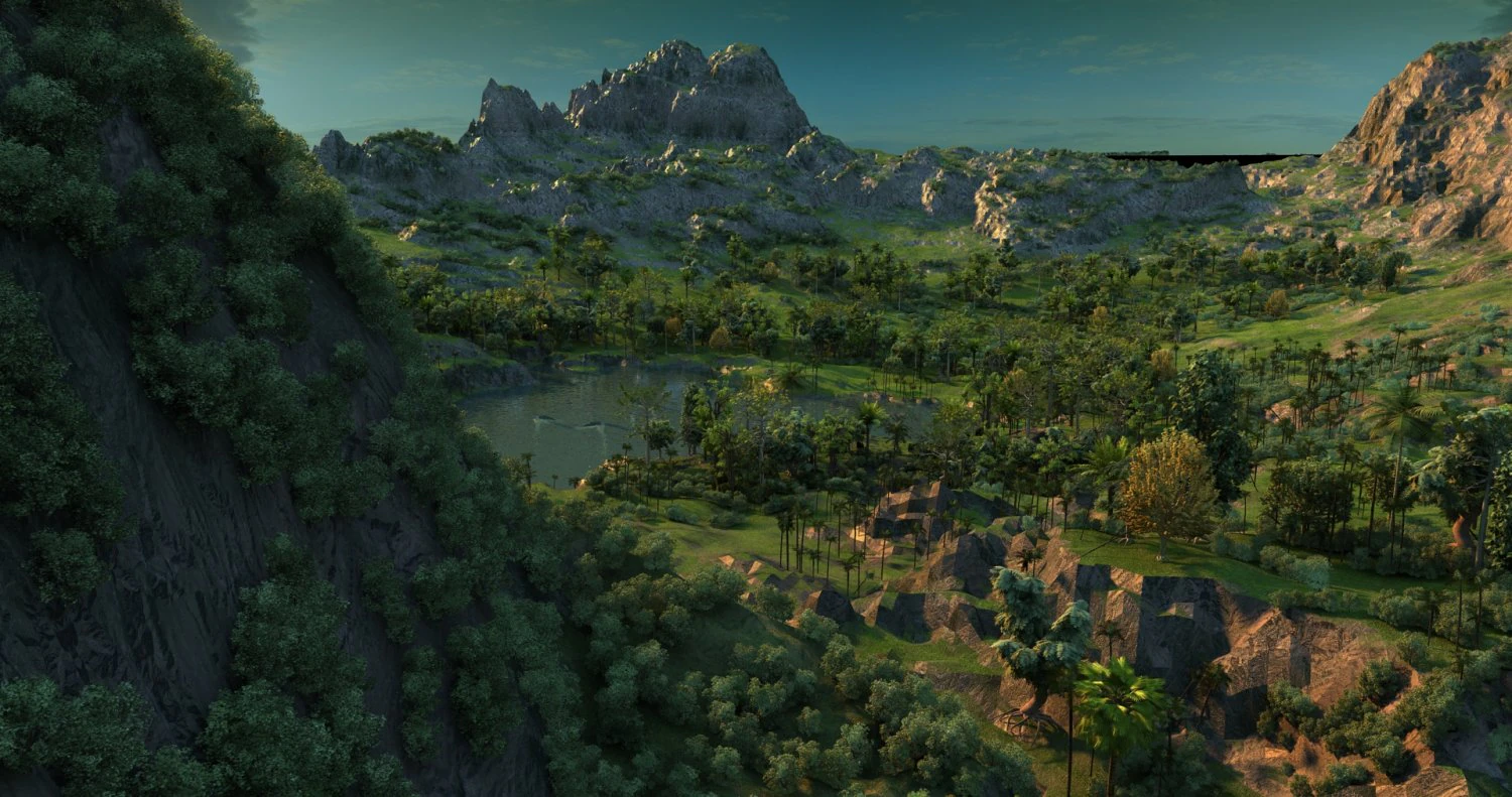 primitive jungle 3D Model .c4d .max .obj .3ds .fbx .stl .blend 