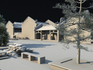 ancient town 3D Model