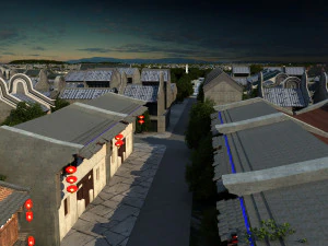 ancient town 3D Model