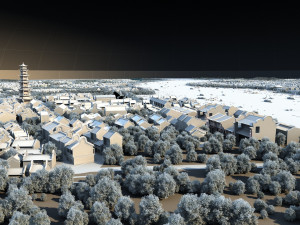 ancient town 3Dモデル