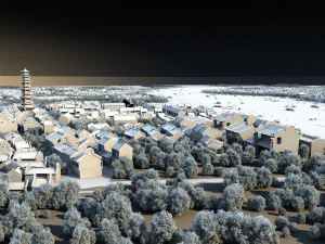 ancient town 3D Model
