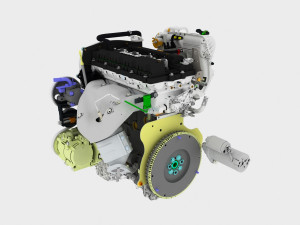 engine 3Dモデル