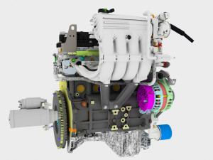 engine Model 3D