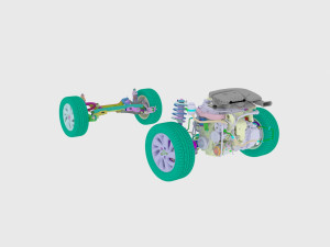 engine 3D Модель