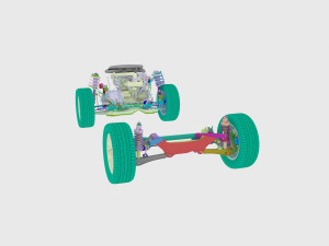 engine Model 3D