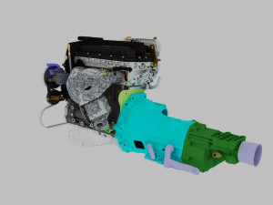 engine 3Dモデル