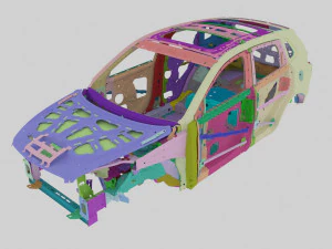 steel frame 3D Model